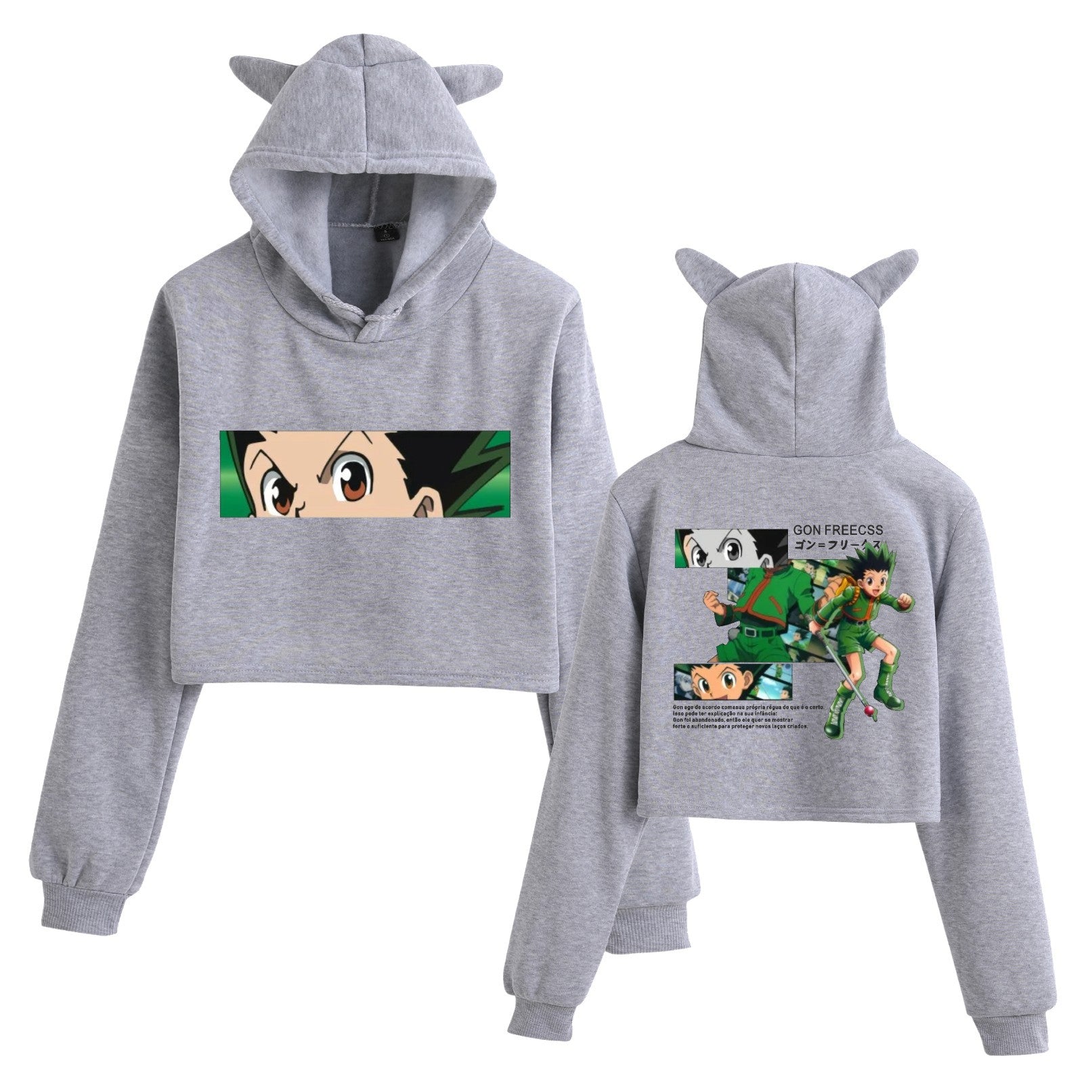 Creative Crop Top Inspired by Hunter x Hunter and My Hero