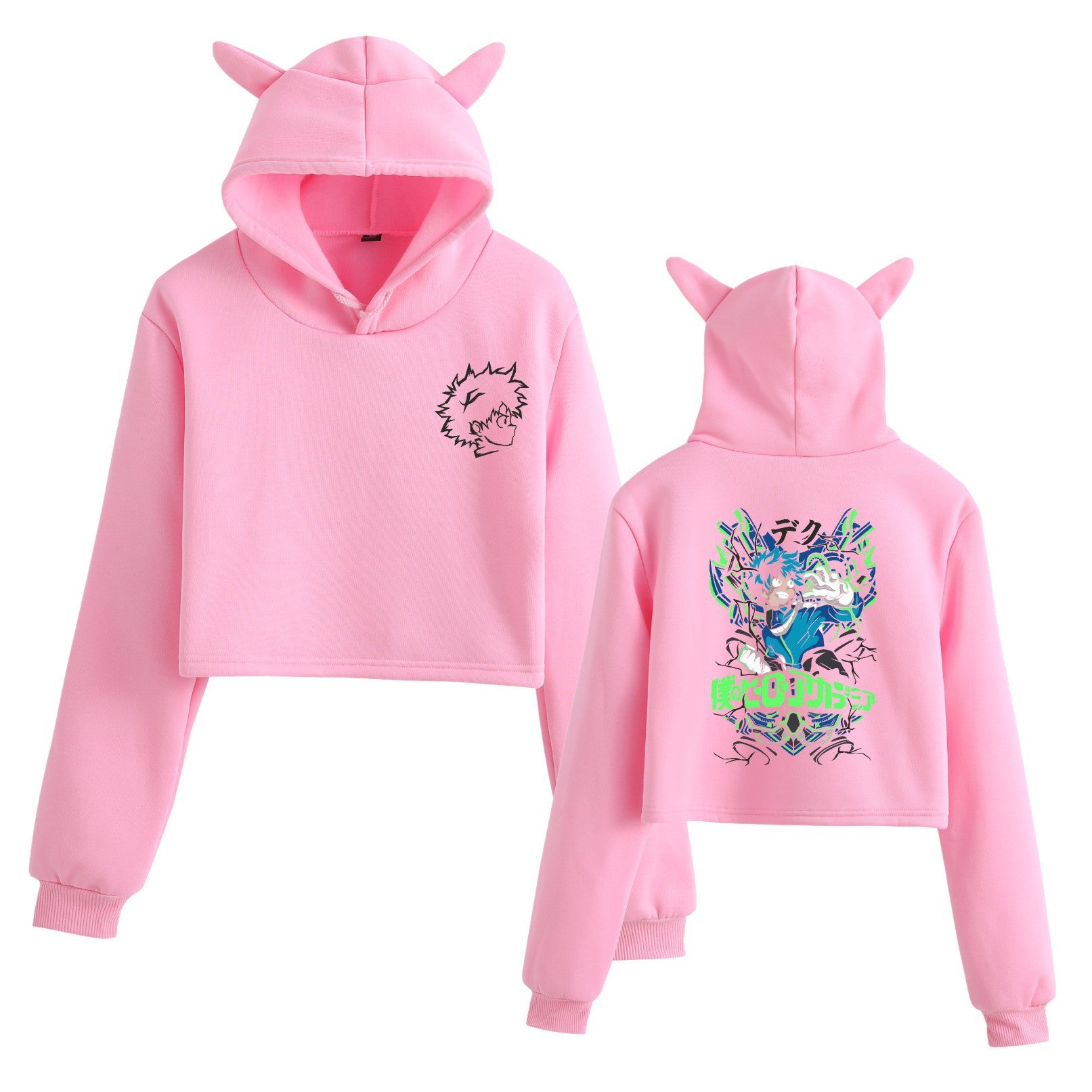 Creative Crop Top Inspired by Hunter x Hunter and My Hero