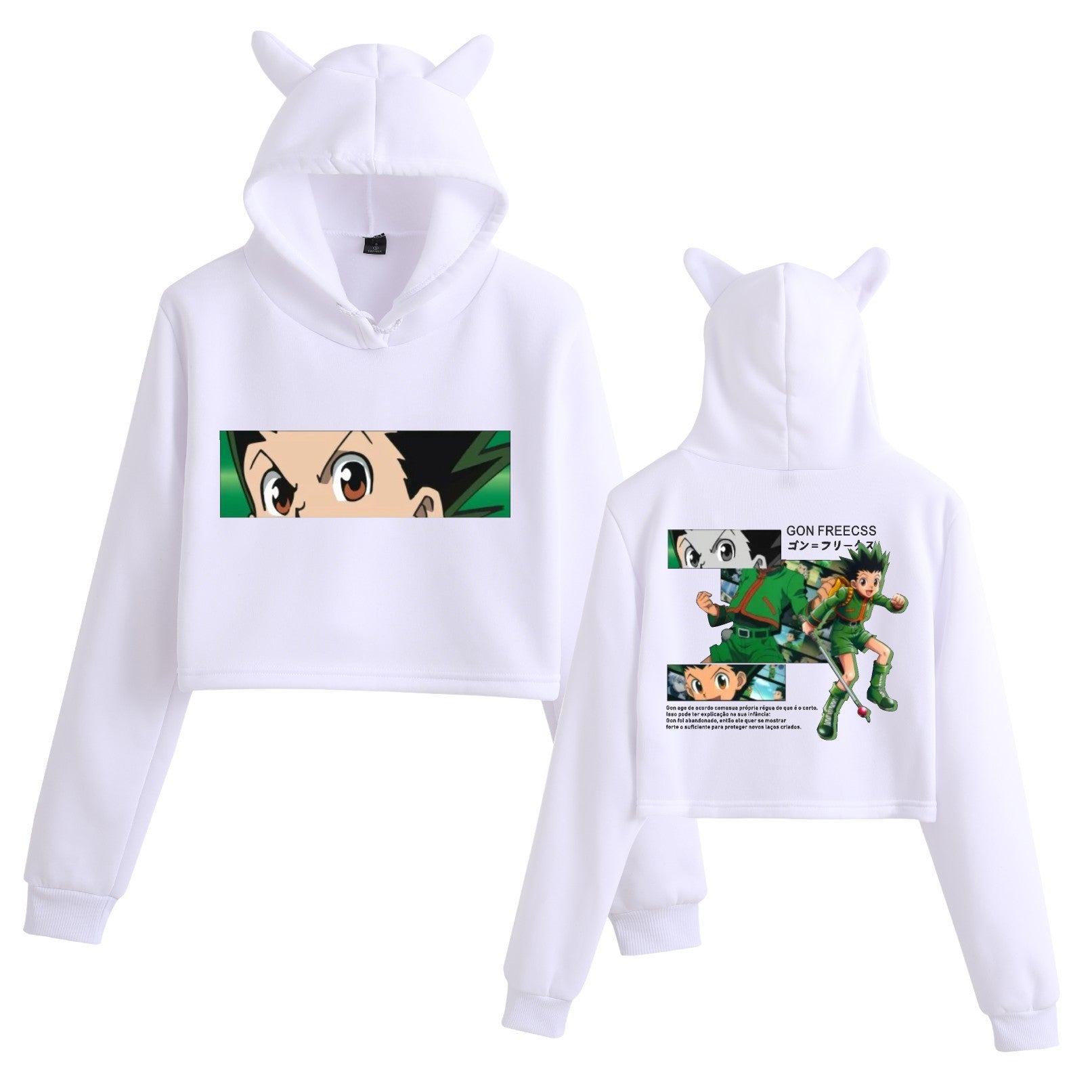 Creative Crop Top Inspired by Hunter x Hunter and My Hero