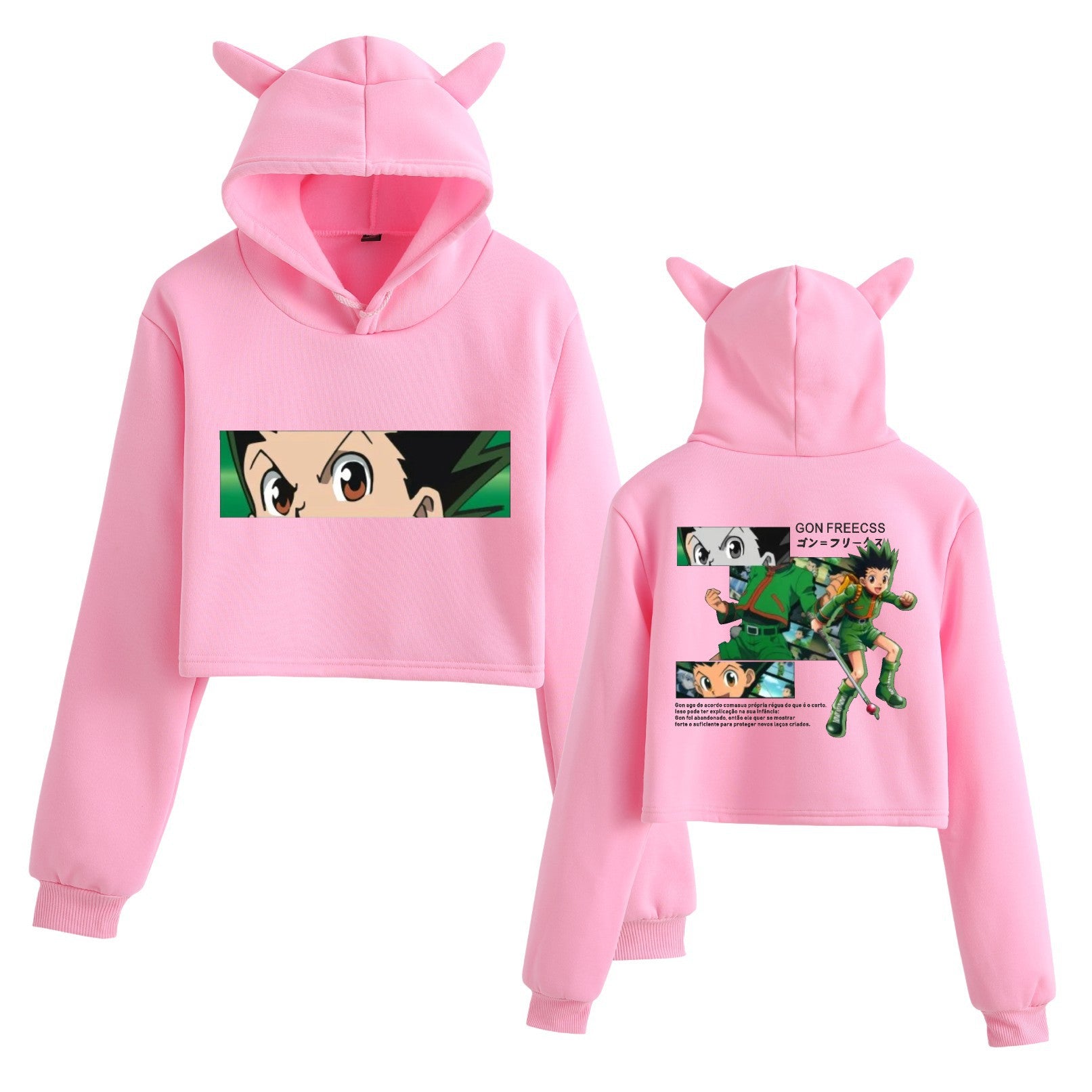 Creative Crop Top Inspired by Hunter x Hunter and My Hero