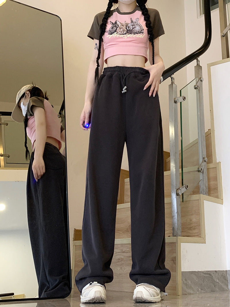 Damen High-Waist Mini Jogginghose