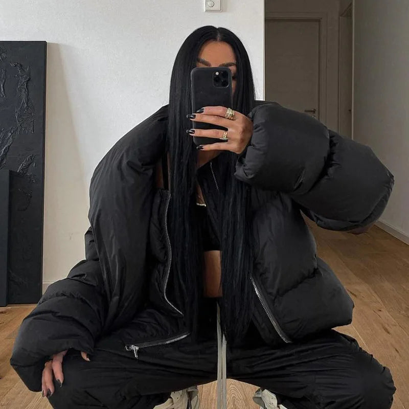 Damen Winter Steppjacke – Warme  | Modische Bubble Winterjacke