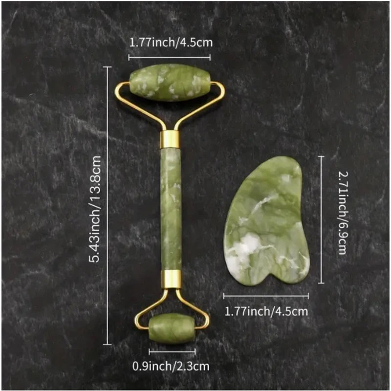 Natürliche Jade Scraping Board Roller