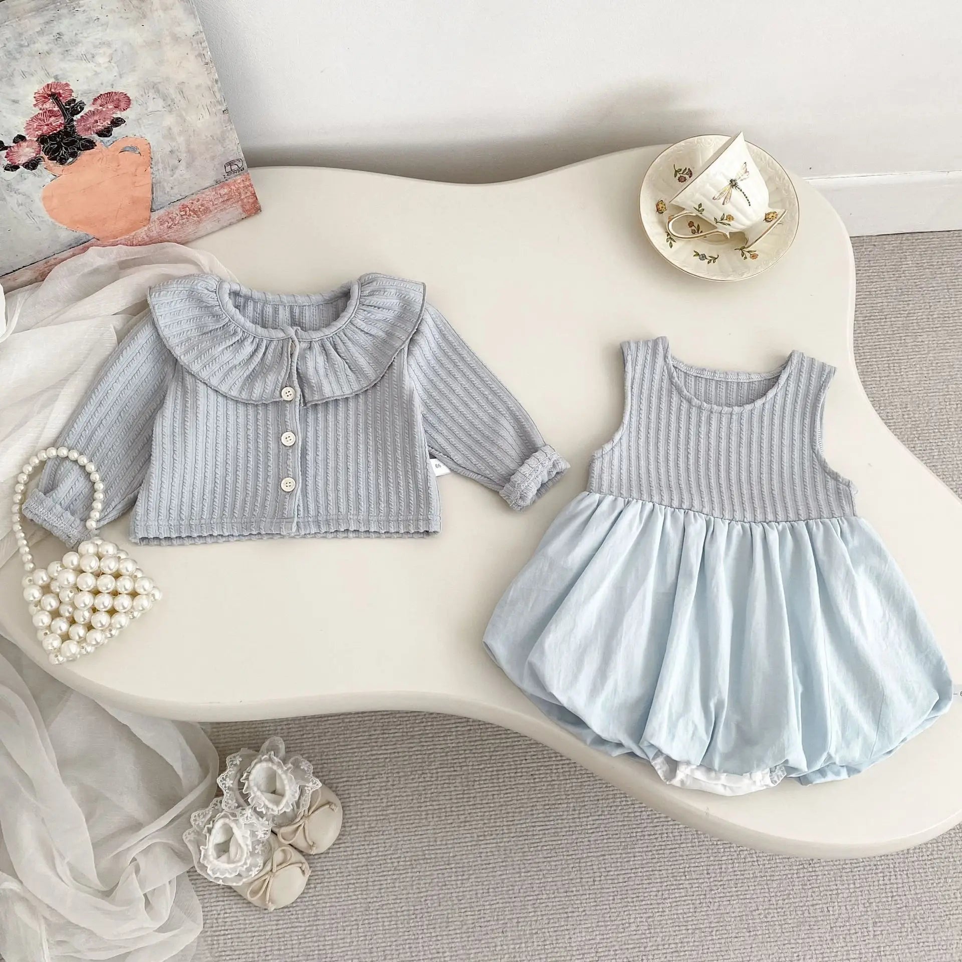 2025 herbst Baby Mädchen Blume Knospe Rock