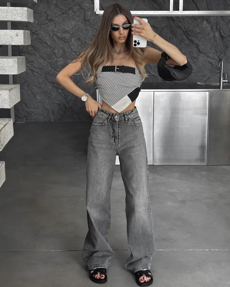 Z1975 Gerade Jeans mit Mid-Waist – Y2K Klassiker, neue Waschung 2025 (Herbst/Winter)