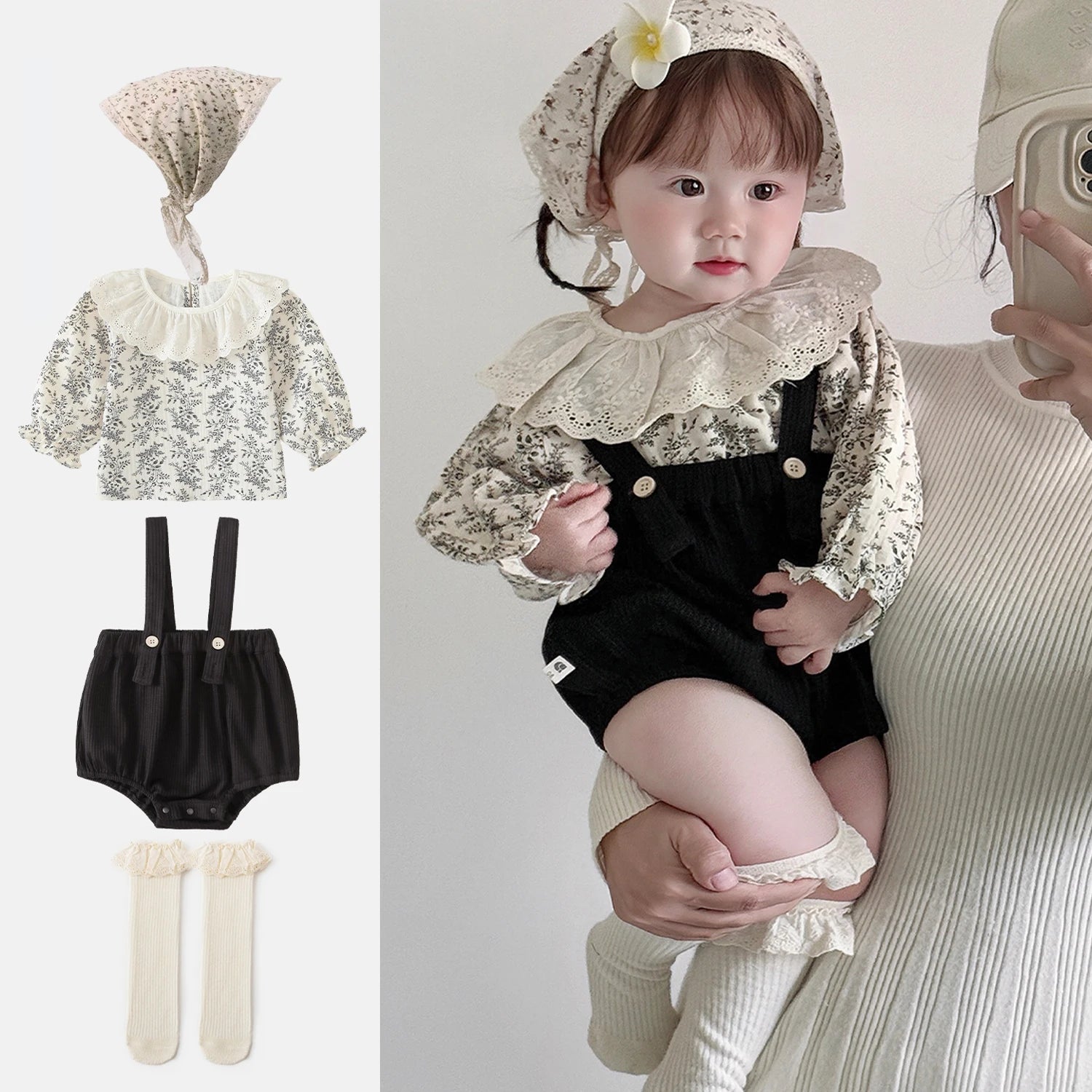 Frühling Neugeborenen Baby Mädchen Spitze Prinzessin Kleidung