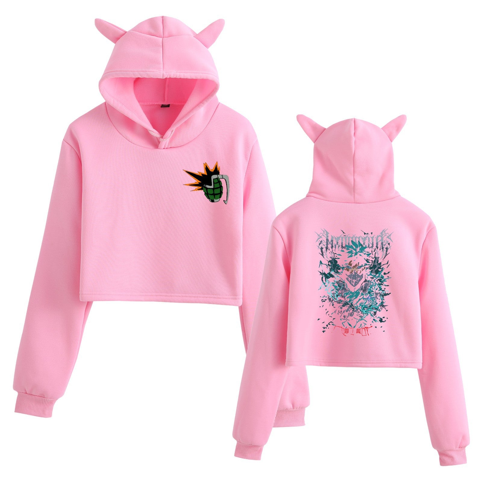 Creative Crop Top Inspired by Hunter x Hunter and My Hero