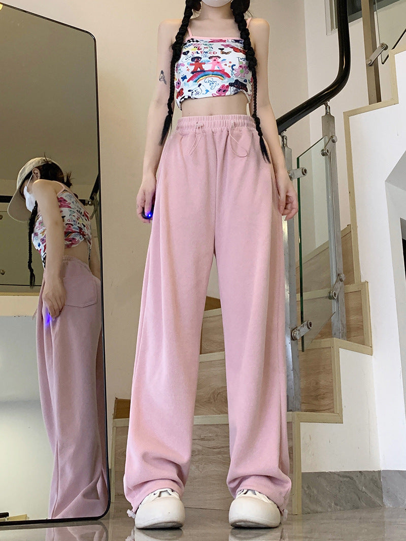 Damen High-Waist Mini Jogginghose