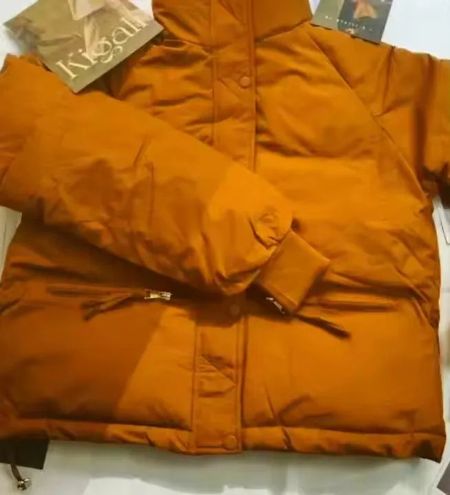 Stand Collar Thicken Bread Women Coat Tops for Winter