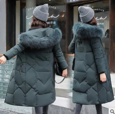 Women Coat Casual Winter Warm Parka Women Winter Long Coat Female Loose Hooded Winter Jacket Plus Size