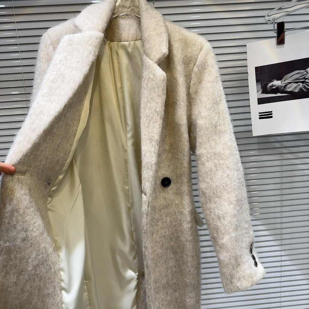 Damen Kurz Winter Faux Fur Biker Jacke – Kontrast Design, Warm & Trendy