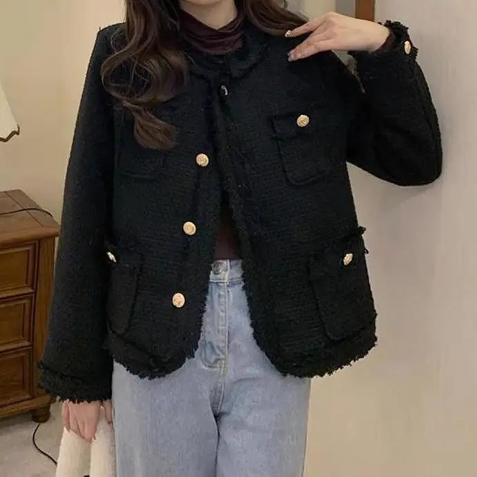 French Cardigan Thin Style High-end Short Style Women's Jacket