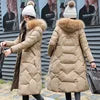Women Coat Casual Winter Warm Parka Women Winter Long Coat Female Loose Hooded Winter Jacket Plus Size