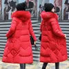 Women Coat Casual Winter Warm Parka Women Winter Long Coat Female Loose Hooded Winter Jacket Plus Size