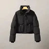 Stand Collar Thicken Bread Women Coat Tops for Winter