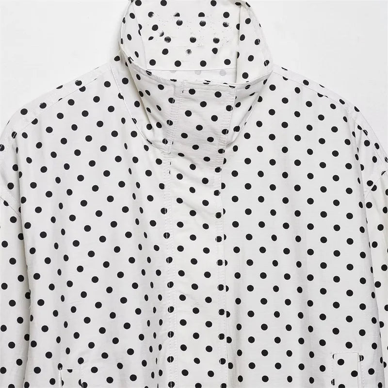 ZATRHMBM polka dot jacket