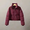 Stand Collar Thicken Bread Women Coat Tops for Winter