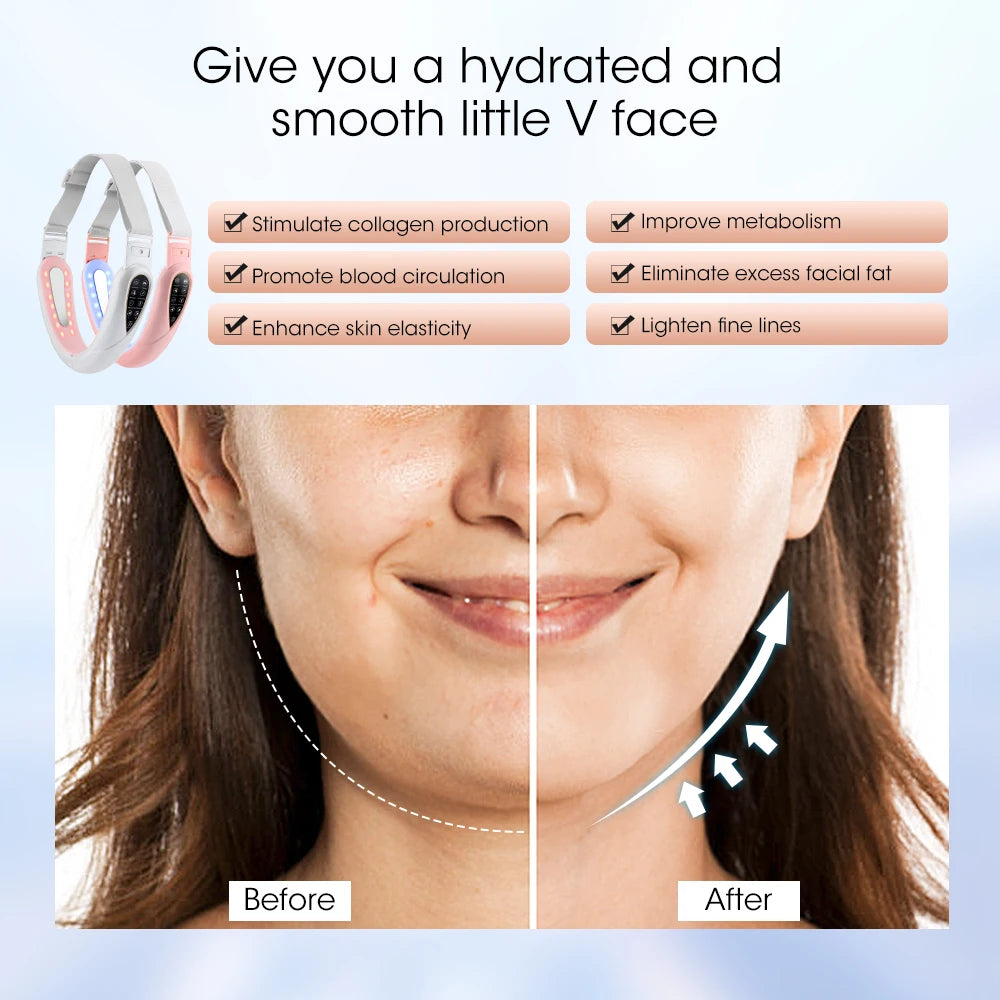 Facelifting-Gerät, rotes Licht, Hautverjüngung,