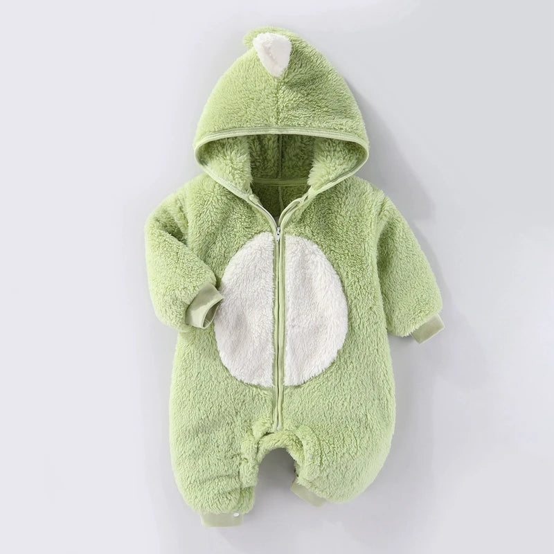 Weiche Neugeborenen Baby Overall Flanell Herbst Winter Jungen Mädchen 0-18M