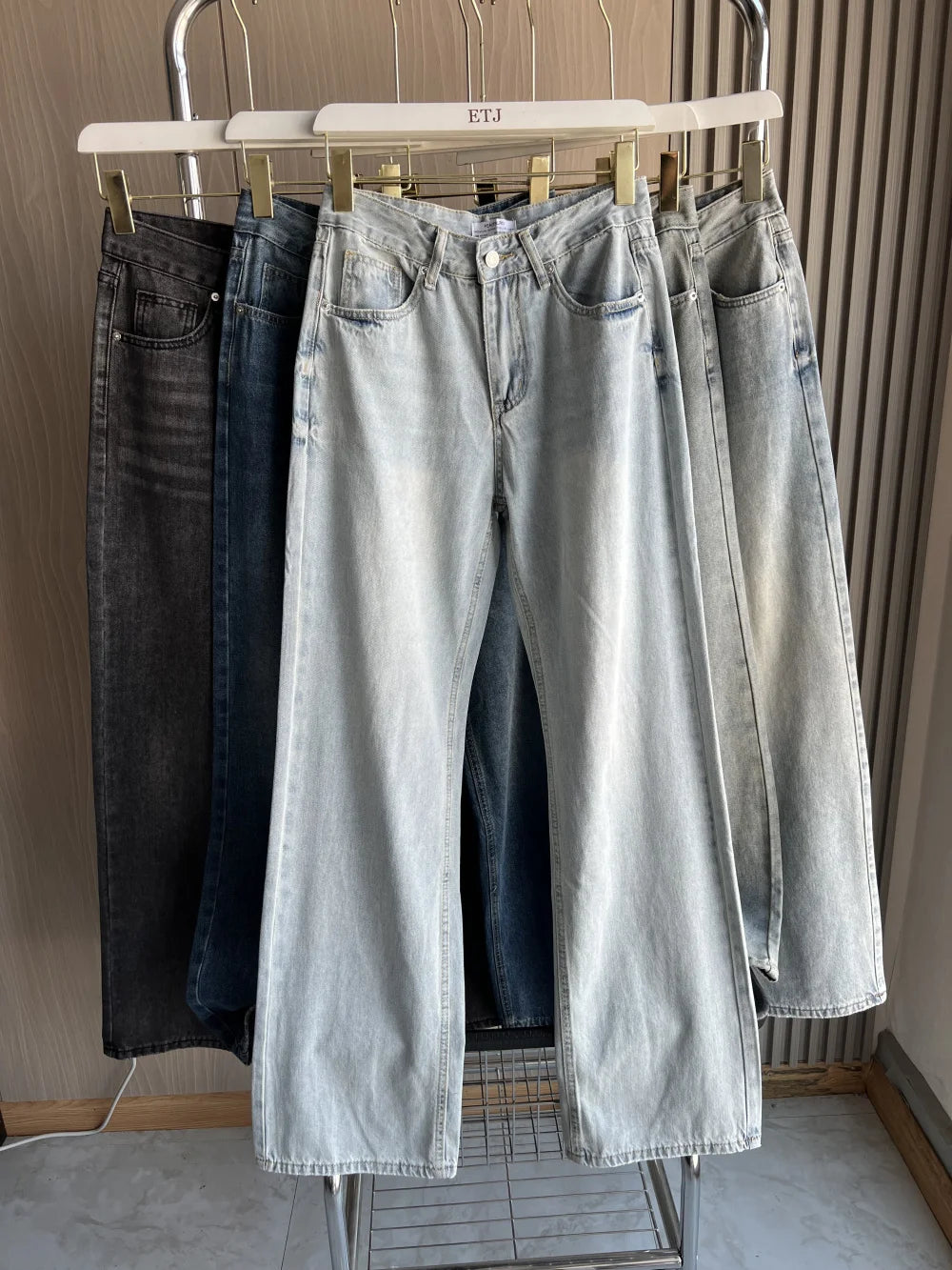 Z1975 Gerade Jeans mit Mid-Waist – Y2K Klassiker, neue Waschung 2025 (Herbst/Winter)