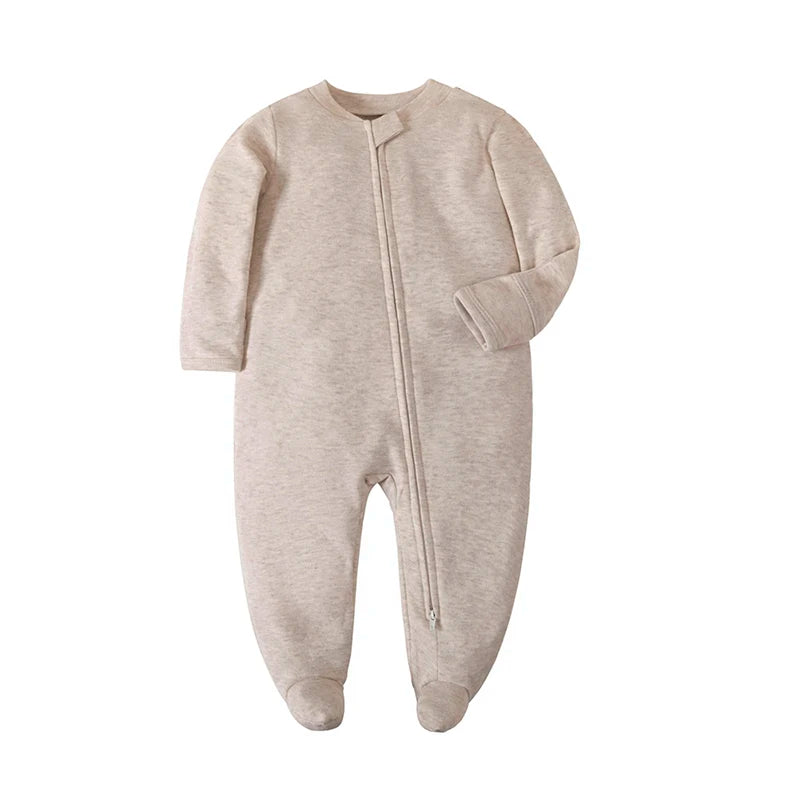 Winter Neugeborenen Footed Pyjamas