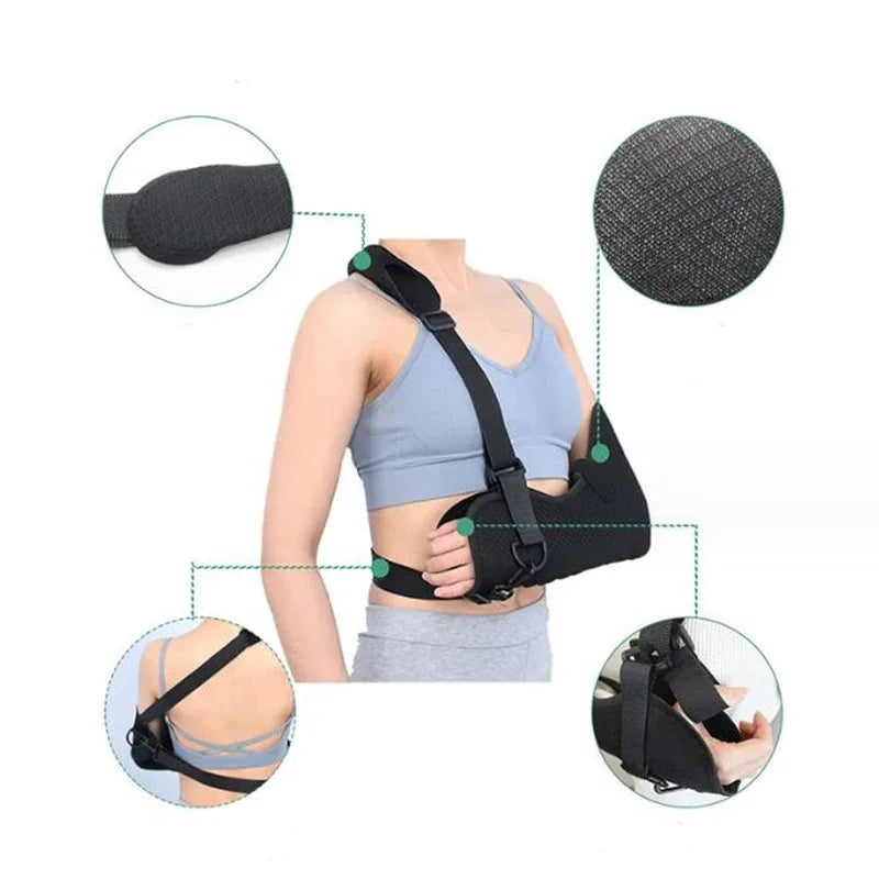Atmungsaktive Mesh Unterarm Strap Schulter Ellenbogen Handgelenk Gelenk Dislokation Fixierung Klammer Arm Unterstützung Anti Strangulation Arm Schutz