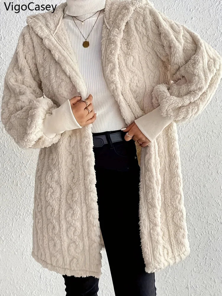 VigoCasey 2025, Damen-Herbst-Kapuzenjacke,