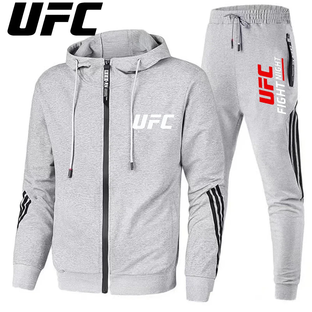 UFC Herren Trainingsanzug – Modisches Sportset mit Hoodie