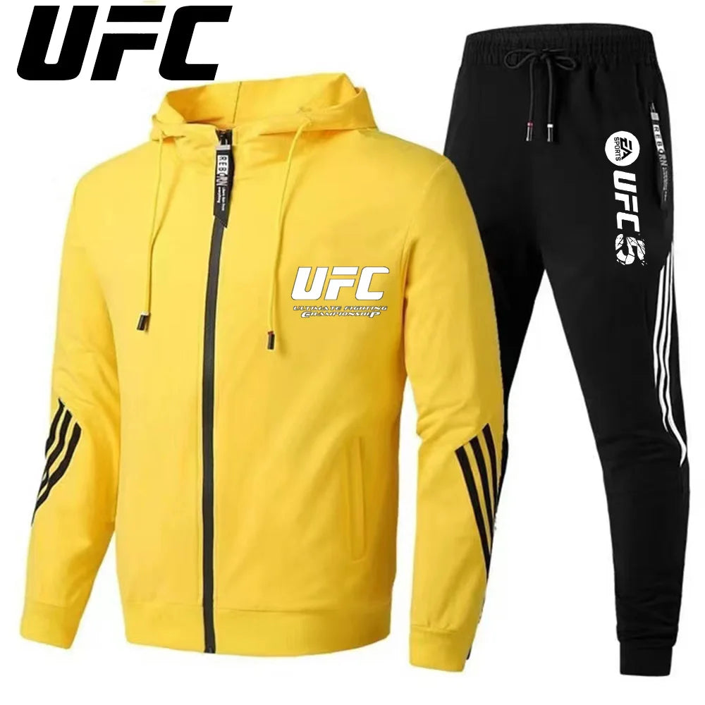 UFC Herren Trainingsanzug – Modisches Sportset mit Hoodie