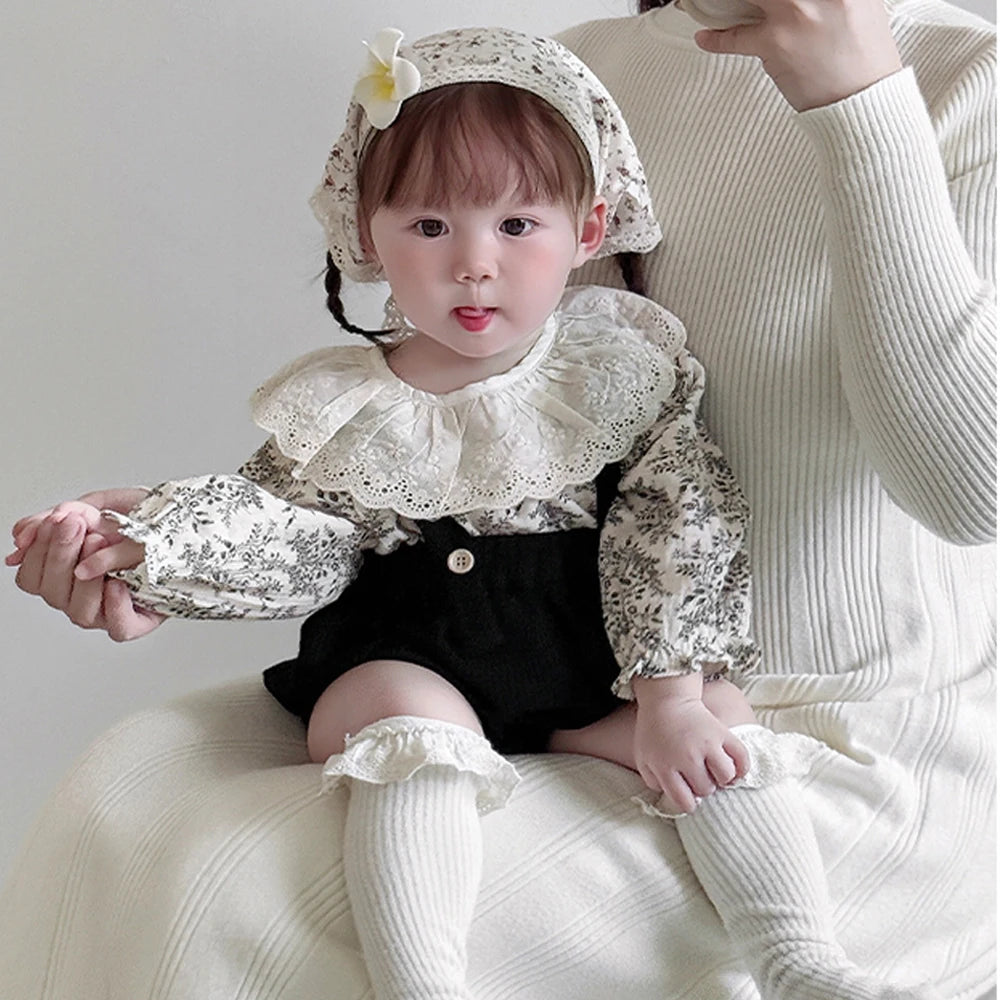 Frühling Neugeborenen Baby Mädchen Spitze Prinzessin Kleidung