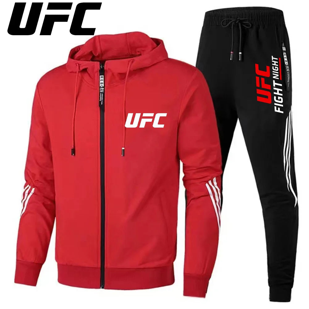UFC Herren Trainingsanzug – Modisches Sportset mit Hoodie