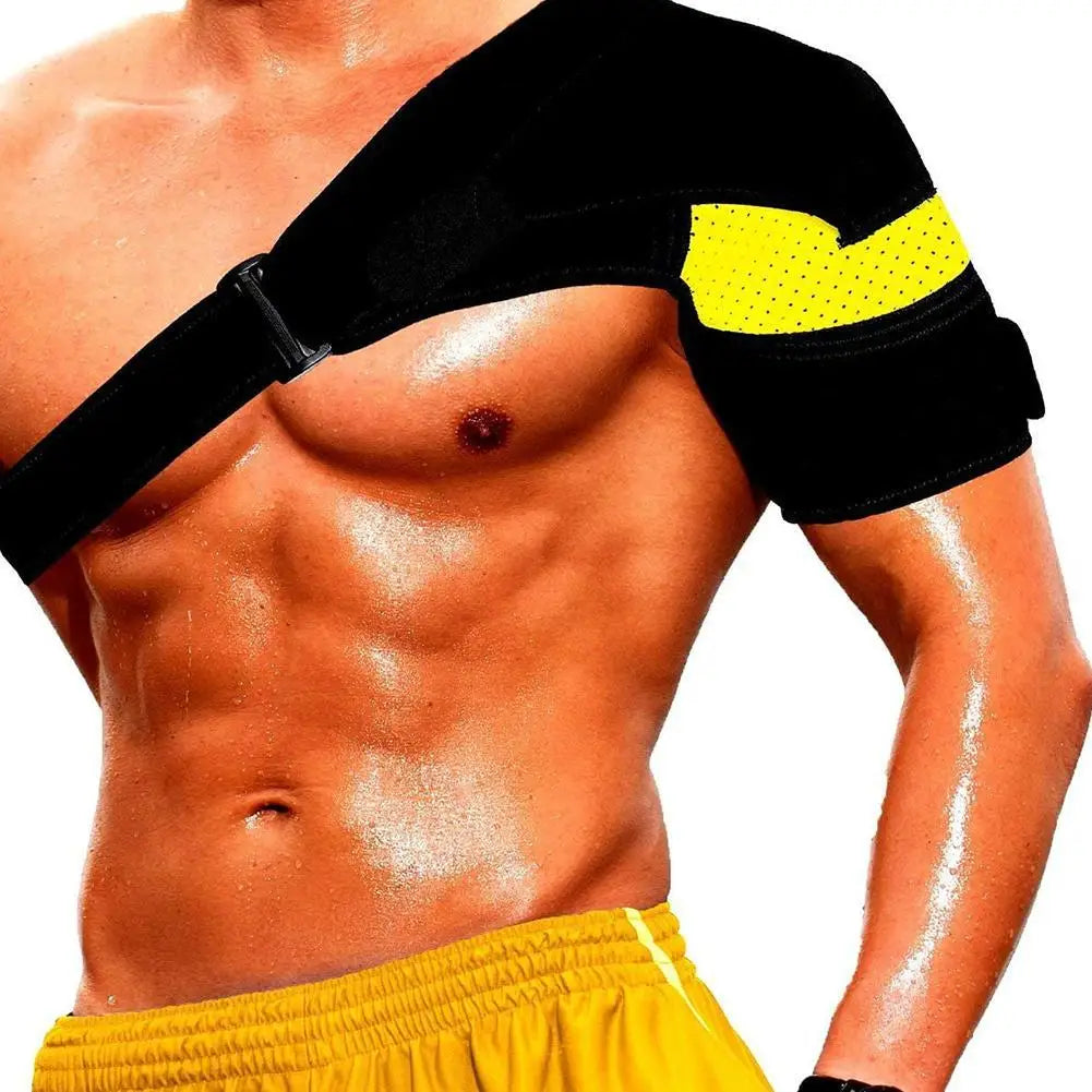 Einstellbare Massage Schulterstütze Atmungsaktive Sport Schulterstütze Kann Druckpolster Neopren Schmerzen Eis Pack Kompressionshülse