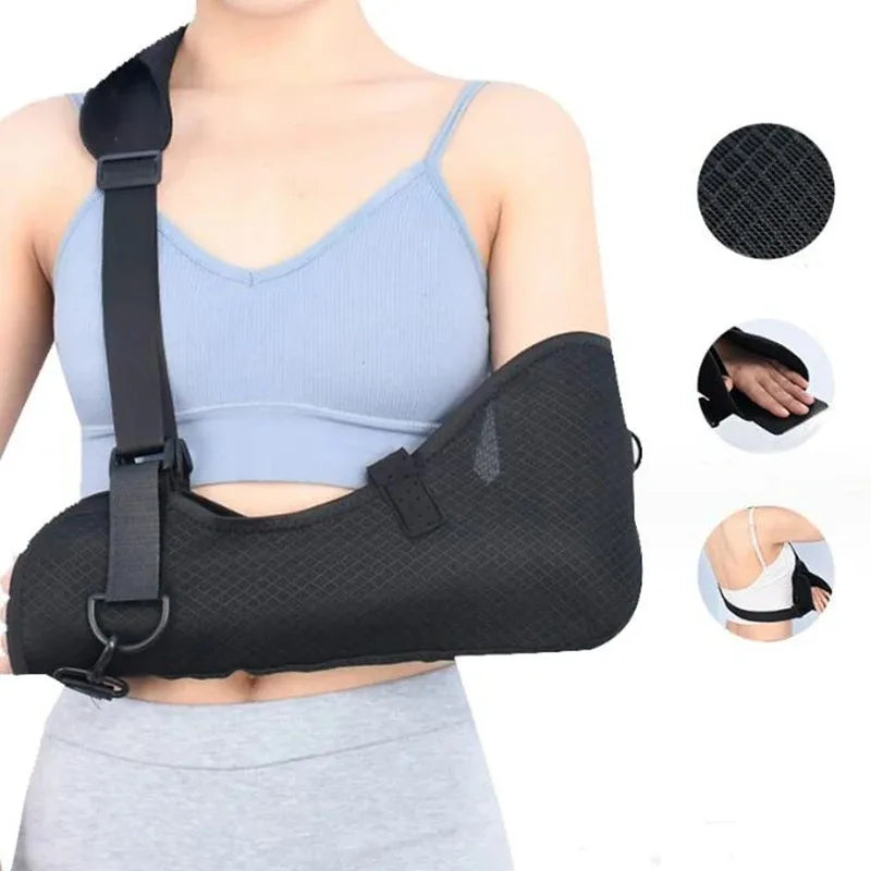 Atmungsaktive Mesh Unterarm Strap Schulter Ellenbogen Handgelenk Gelenk Dislokation Fixierung Klammer Arm Unterstützung Anti Strangulation Arm Schutz