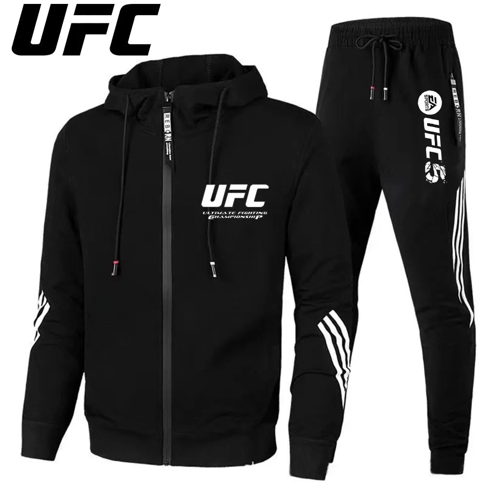 UFC Herren Trainingsanzug – Modisches Sportset mit Hoodie