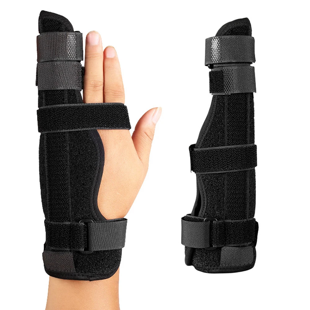 1PCS Finger Schiene Brace Daumen Pflege Einstellbare Unterstützung Stabilisator Gebaut-in Aluminium Legierung Fix Arthritis Schmerzen Relief Gesundheit Pflege