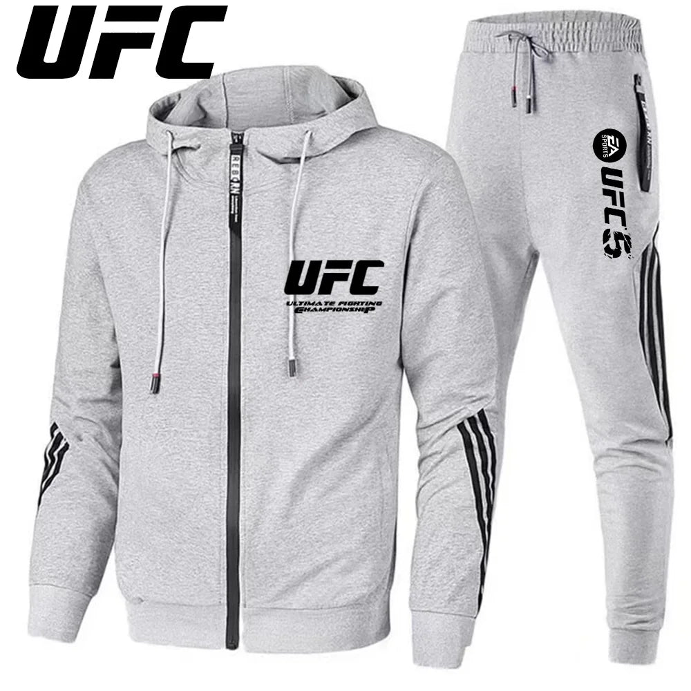 UFC Herren Trainingsanzug – Modisches Sportset mit Hoodie