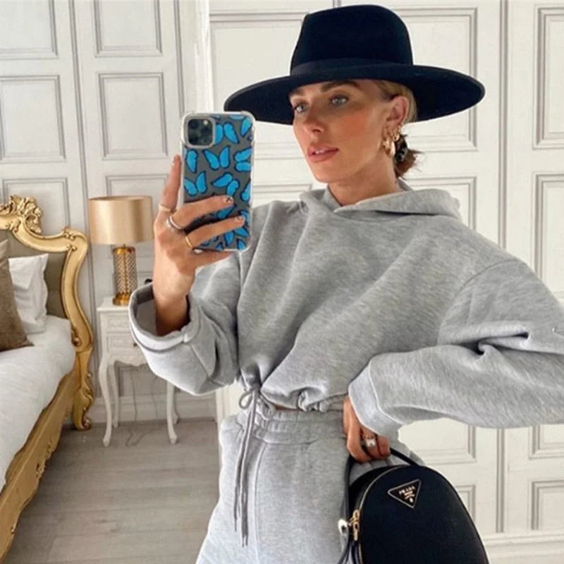 Elegante 2-teilige Damen-Sweatshirt-Set™