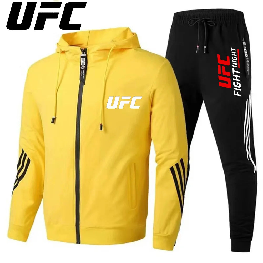 UFC Herren Trainingsanzug – Modisches Sportset mit Hoodie