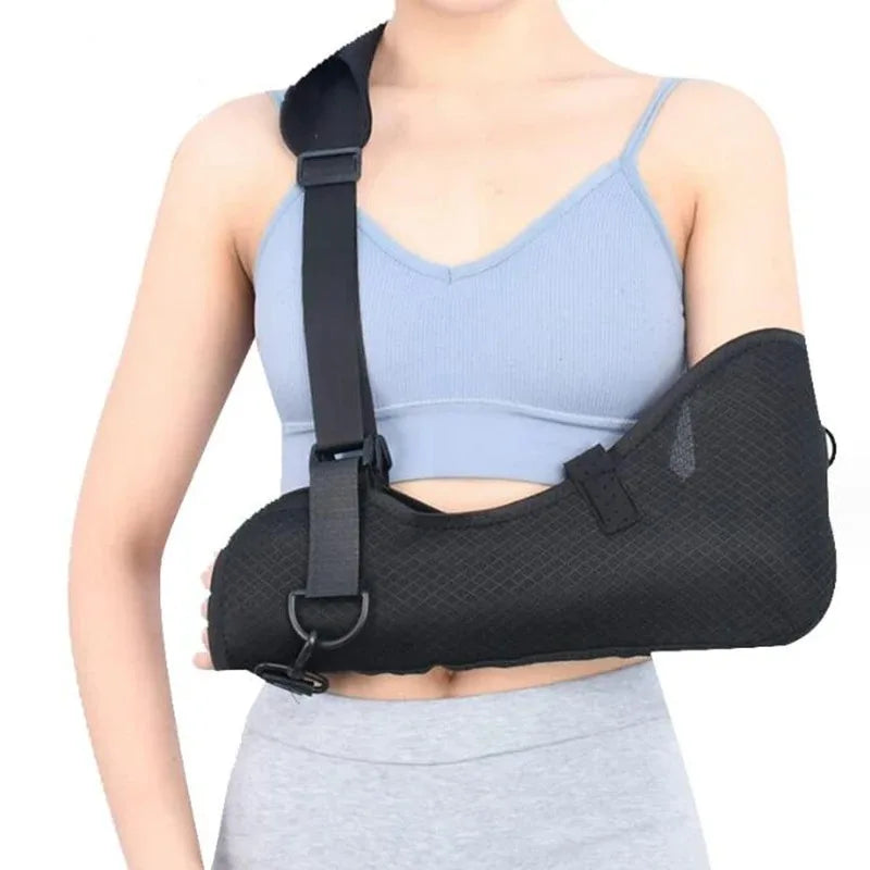 Atmungsaktive Mesh Unterarm Strap Schulter Ellenbogen Handgelenk Gelenk Dislokation Fixierung Klammer Arm Unterstützung Anti Strangulation Arm Schutz