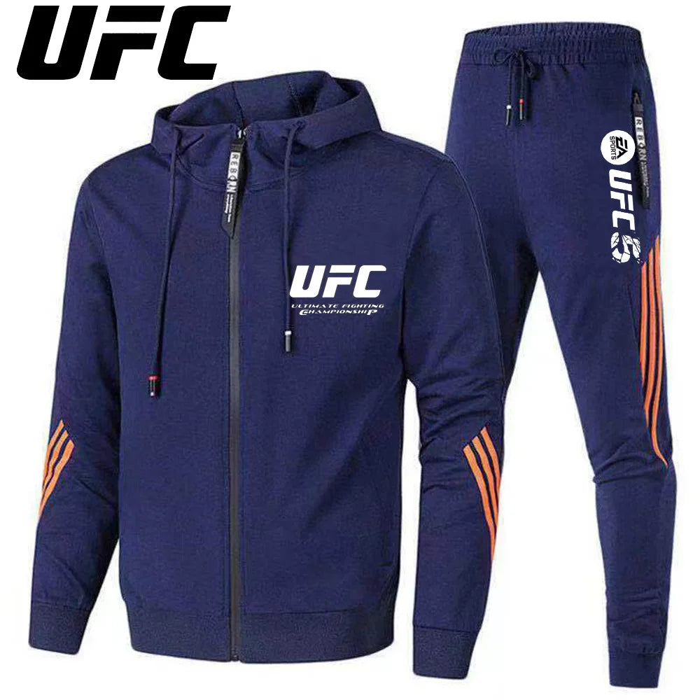 UFC Herren Trainingsanzug – Modisches Sportset mit Hoodie