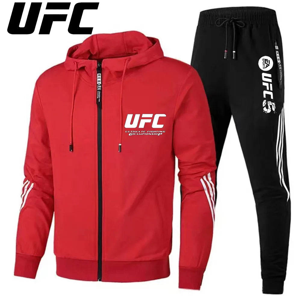 UFC Herren Trainingsanzug – Modisches Sportset mit Hoodie