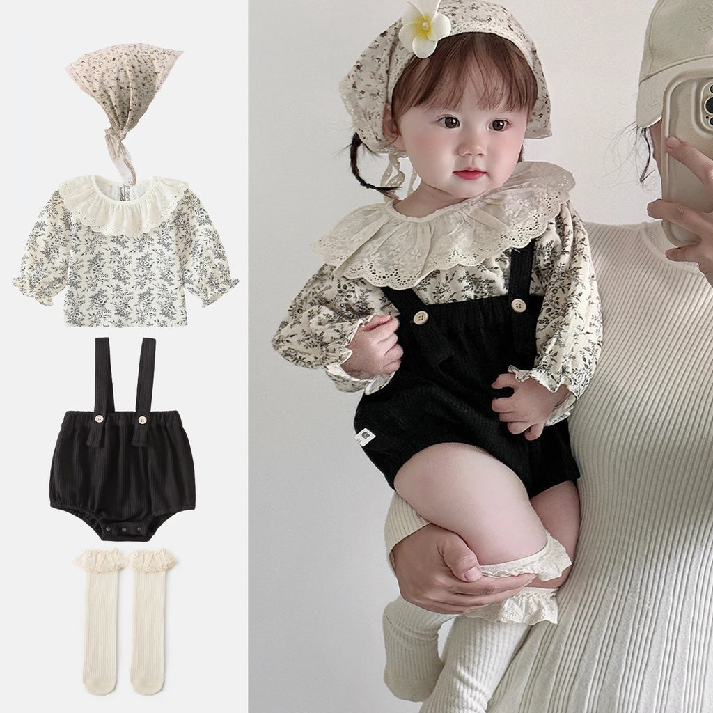 Frühling Neugeborenen Baby Mädchen Spitze Prinzessin Kleidung