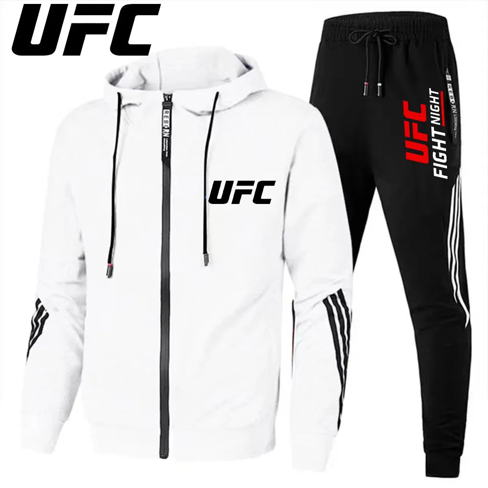 UFC Herren Trainingsanzug – Modisches Sportset mit Hoodie
