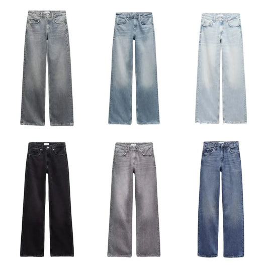 Z1975 Gerade Jeans mit Mid-Waist – Y2K Klassiker, neue Waschung 2025 (Herbst/Winter)