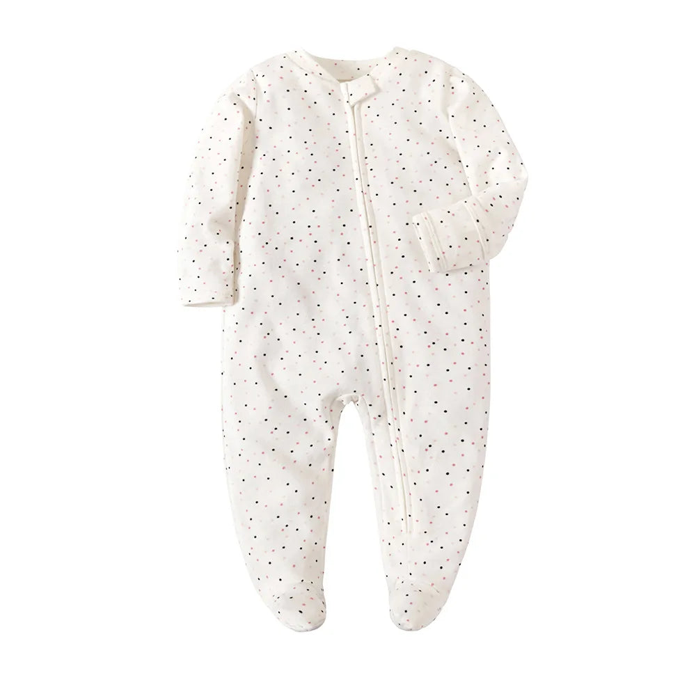 Winter Neugeborenen Footed Pyjamas