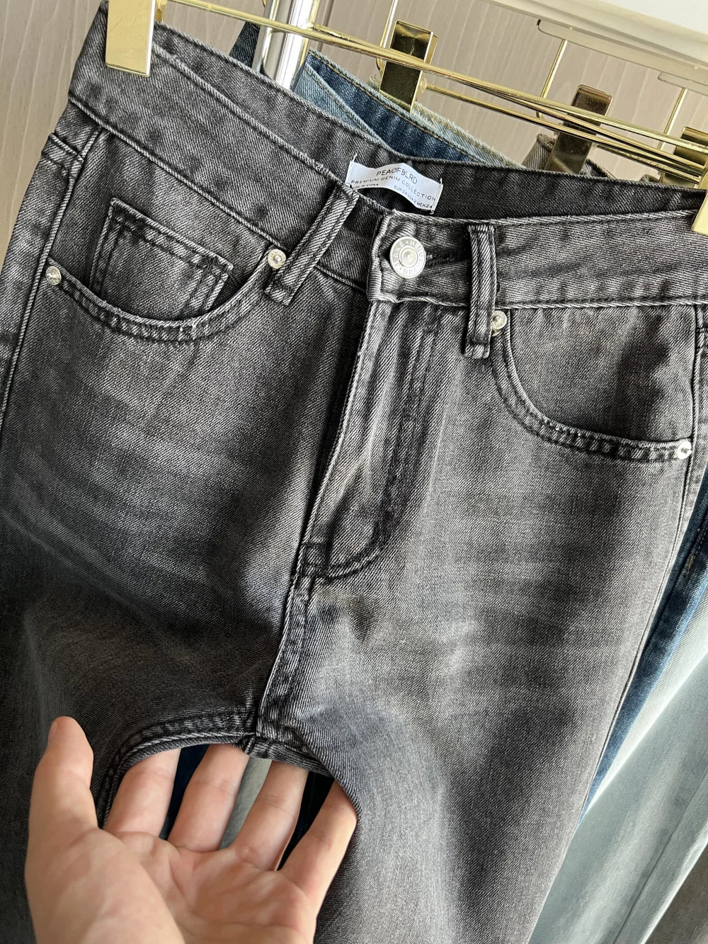 Z1975 Gerade Jeans mit Mid-Waist – Y2K Klassiker, neue Waschung 2025 (Herbst/Winter)