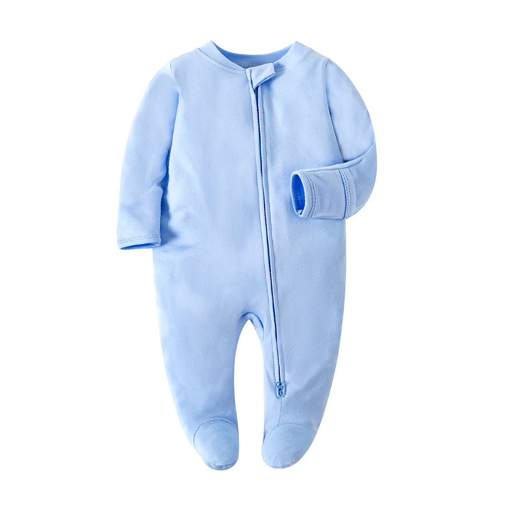 Winter Neugeborenen Footed Pyjamas
