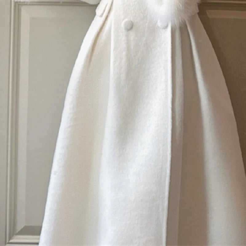 Neue Frauen Elegante Casual Woolen Mantel 2025