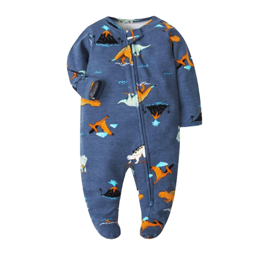 Winter Neugeborenen Footed Pyjamas