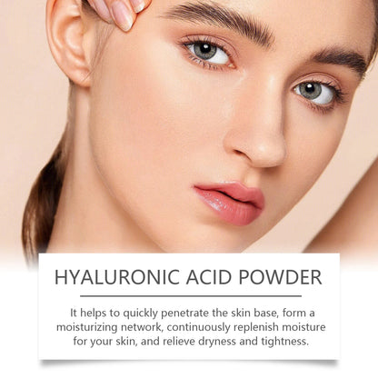 Hyaluronsäure-Gesichtsmaske in Pulverform